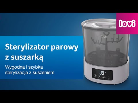 Pudelīšu sildītājs un sterilizators 2in1 ar žāvēšanu Lovi 12/209 + pudelīte