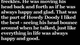 It's Howdy Doody Time