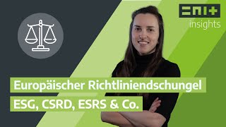 Was ist ESG und CSRD? EU-Richtlinien für Unternehmen kurz erklärt [202