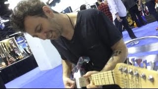 Video thumbnail for Jay Gore plays the Mooer Audio Mooergan micro pedal new guitar effect pedal organ sound by Osiamo Music Gear