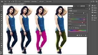 Apply Two different colour in two jeans into four images photo frame meaningful method.
