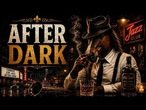 Chicago Jazz After Dark 🌧️ 🥃 | Midnight Jazz Noir