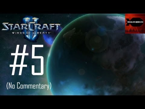 StarCraft 2: Wings of Liberty - Campaign Playthrough Part 5 (The Evacuation, No Commentary)