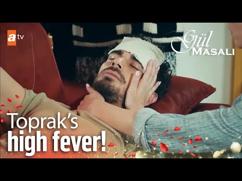 Gonca tries to brings down Toprak's fever! - Gul Masali English | Short Scenes