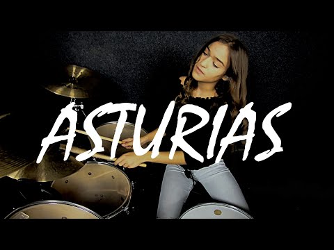 Asturias (Jozef Holly piano) - Drum Version By Nikoleta - 13 years old