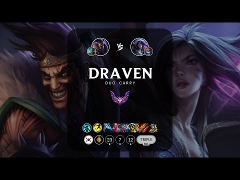 Draven ADC vs Kai'Sa - KR Master Patch 13.6