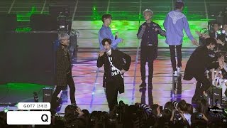 GOT7 갓세븐[4K 직캠]Q@170318 Rock Music