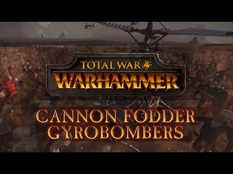 Total War: Warhammer - Cannon Fodder: Zombie Horde vs Gyrobombers!
