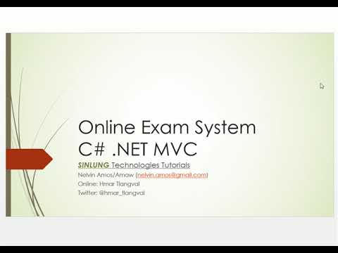 Creating Online Exam/Test System using C# .Net MVC...