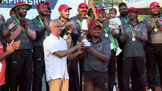 The President attends the closing of “2022 President’s Cup   T20 Championship”