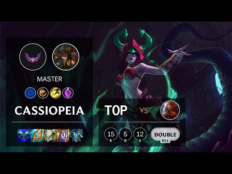 Cassiopeia Top vs Gragas - EUW Master Patch 12.4
