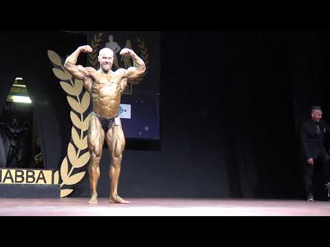 Dave Young – Competitor No 58– Men Class 1 - NABBA European Championship 2019