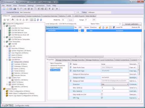 LOYTEC L-INX Configurator - How to create static network variables [B001]