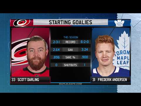 Molson Canadian Leafs Gameday: Carolina at Toronto - October 26, 2017