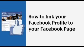 How to link your Facebook Profile and Facebook Page