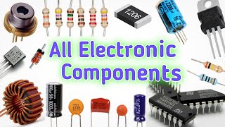 All electronic components names and their symbols | Basic electronic components with symbols