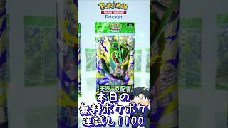 本日の無料ポケポケ運試し《1100》 #shorts #ポケポケ #ポケポケ開封チャレンジ