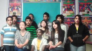 Mr Nichols ESL class singing "Yesterday"