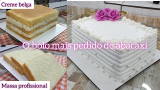 COMO PREPARAR BOLO DE ANIVERSÁRIO / COM ESSA RECEITA GANHEI MUITOS CLIENTES/ BOLO DE ABACAXI