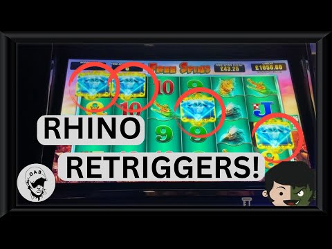 25 SPINS ON DR JECKYLL & HIDE! | Raging Rhino & FOBT Bonuses With Big Gambles!