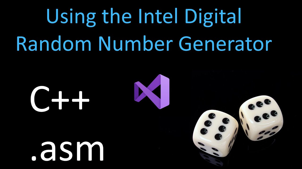 Using the Intel Digital Random Number Generator with Visual Studio