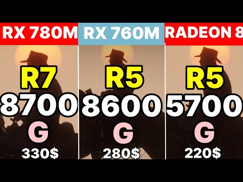 R7 8700G VS R5 8600G VS R7 5700G VS R5 5600G AMD MOST POWERFUL APU TEST