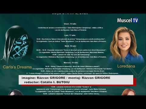 Jurnal MUSCEL TV 14.07.2023 Luni, 17 Iulie, încep Zilele Municipiului Câmpulung 2023