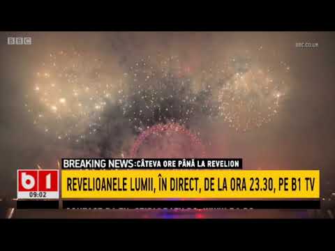 IMAGINI DE LA REVELIOANELE LUMII IN DIRECT PE B1 TV DE LA 23.30_Stiri b1_31 decembrie 2020