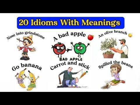 20 Fruit & Vegetable Idioms Explained! 🥕🍌🥒? #idioms