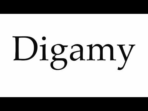 How to Pronounce Digamy