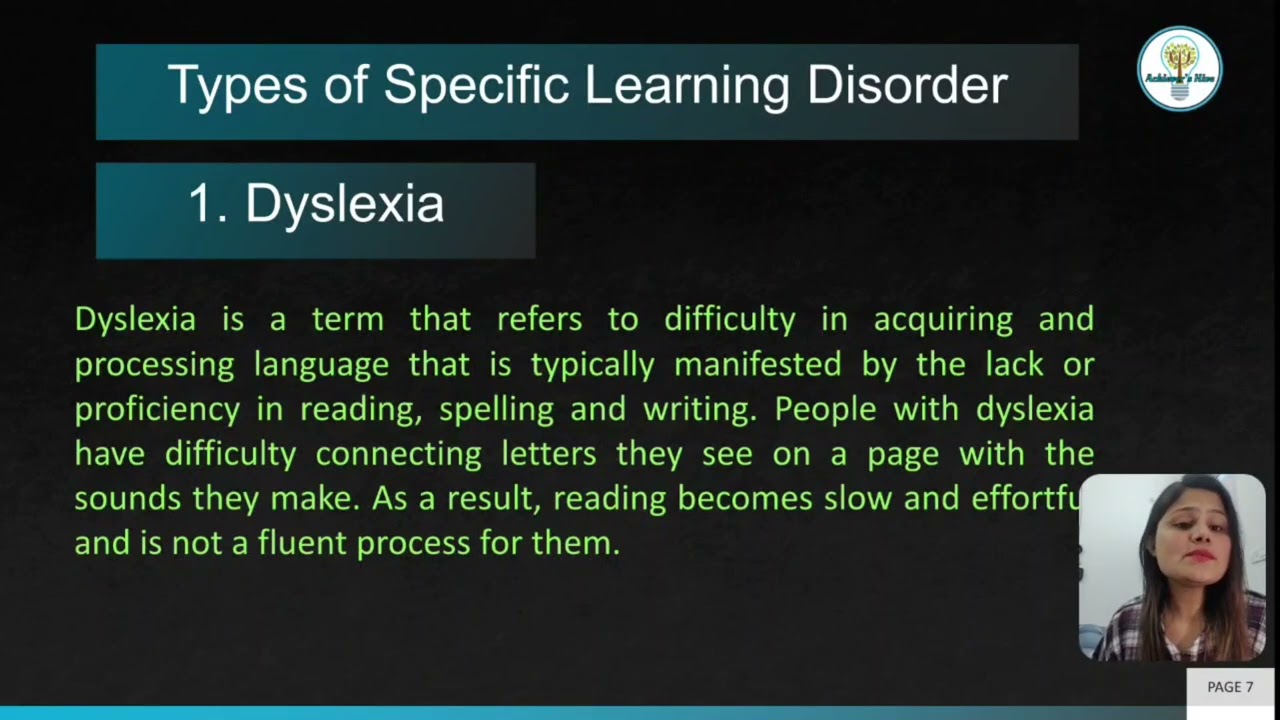 Specific Learning Disorder@AchieversHive | chapter4 #psychology #disorder #psychologyclass12th
