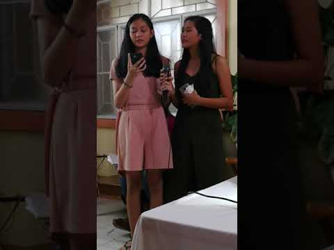 Sharina & Sophia singing Supermarket flowers by Ed Shereen