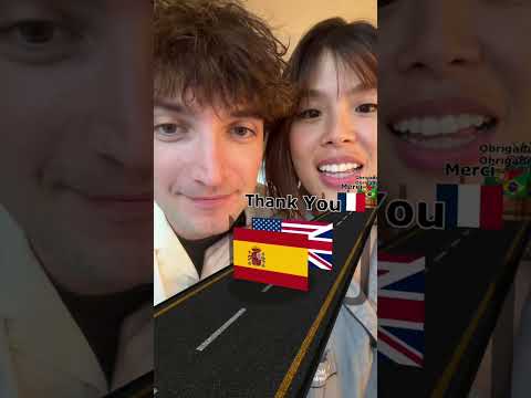 跟法國人PK各國的謝謝怎麼說🤣