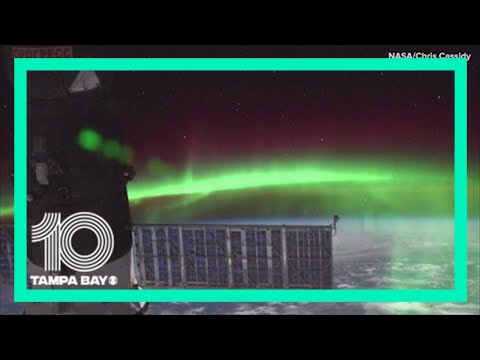 Astronaut, ISS Commander Chris Casey captures southern lights from space station