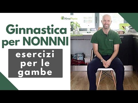 Gymnastics for grandparents: leg exercises 💪