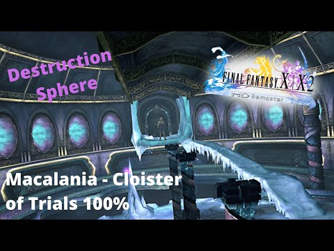 Final Fantasy X- Macalania Cloister of trials 100% + destruction sphere