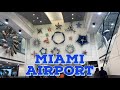4K Walk Miami Airport Restaurants Shopping Stores Souvenirs Miami USA Walkthrough