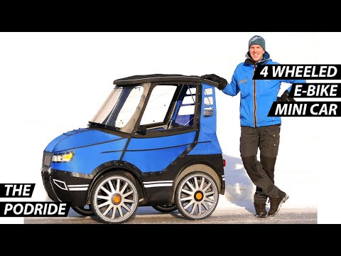 Podride | The 4 Wheeled E-Bike With The Shape Of A Mini Car | Outrageous Acts Of Science Discovery