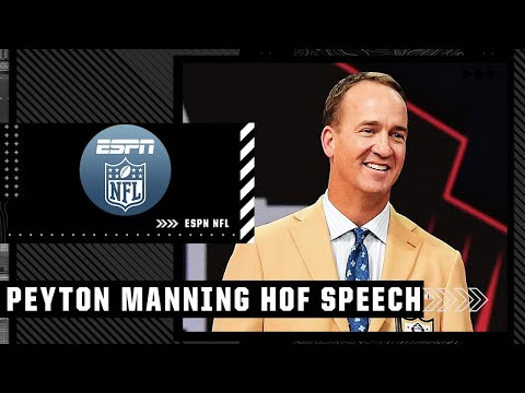 Here's Peyton Manning's Full 2021 Hall of Fame Speech