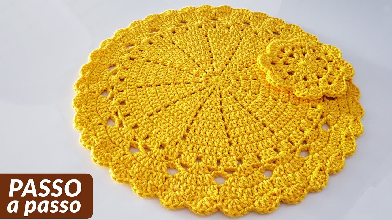 Crochet Heart Placemat: The Secret to High Sales! ❤️
