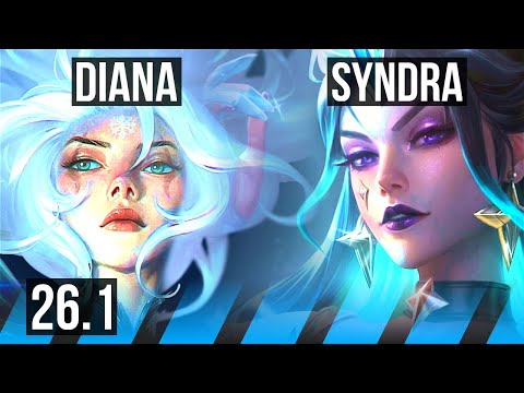 DIANA vs SYNDRA (MID) | 49K damage, 5k gold comeback | EUW Master | 26.1