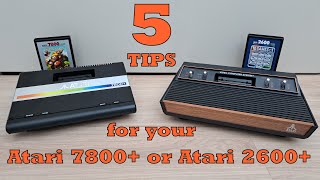 Five tips for your Atari 7800+ or Atari 2600+