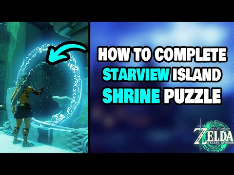 How To Complete The Starview Island Shrine Puzzle in Zelda Tears of the Kingdom (STEP-BY-STEP)