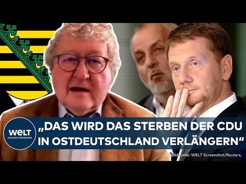 Video Thumbnail: SACHSEN: CDU könnte bei Landtagswahlen knapp vor AfD gewinnen - Aber: langfristig kein Machterhalt!