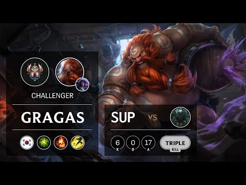 Gragas Support vs Pyke - KR Challenger Patch 9.20