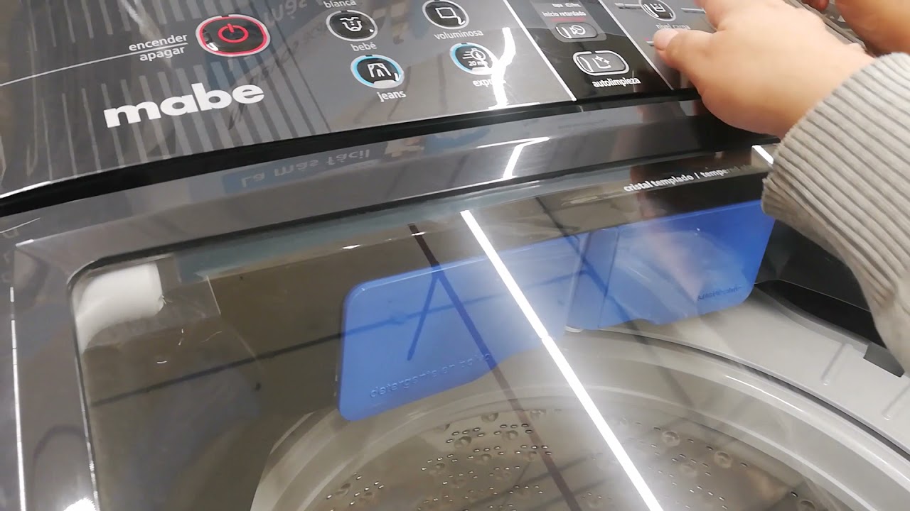 Como usar lavadora Mabe Aqua Saver Green (Manual y automatico)