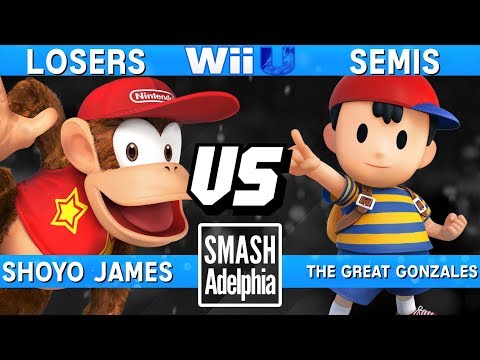 Smash 4 - Shoyo James (Diddy) vs The Great Gonzales (Ness) - SDA 2018 Losers Semis