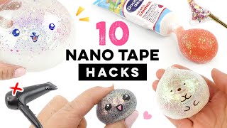10 Nano Tape Hacks You’ve NEVER Seen Before! #diy