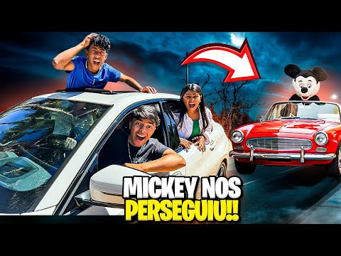 EVIL MICKEY CHASED US ON THE STREET? *Did we run away from him?