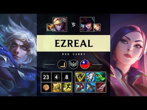Ezreal ADC vs Caitlyn - TW Challenger Patch 25.19